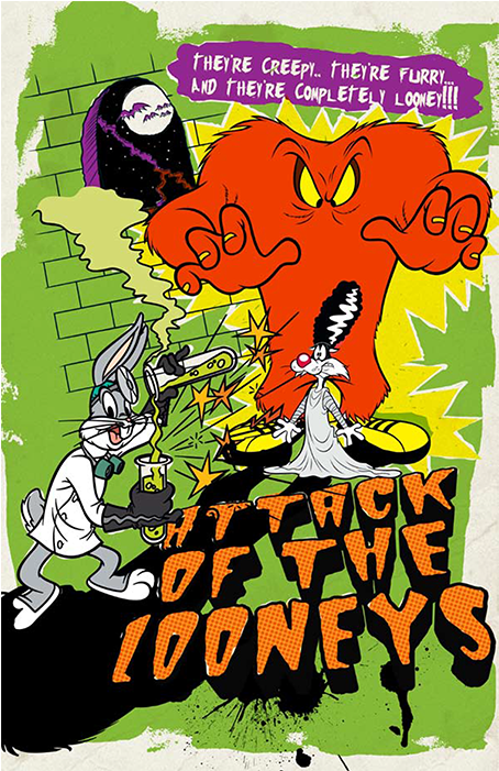 9looneytuneshalloween 06 04 10-4 - Portable Network Graphics (599x700), Png Download