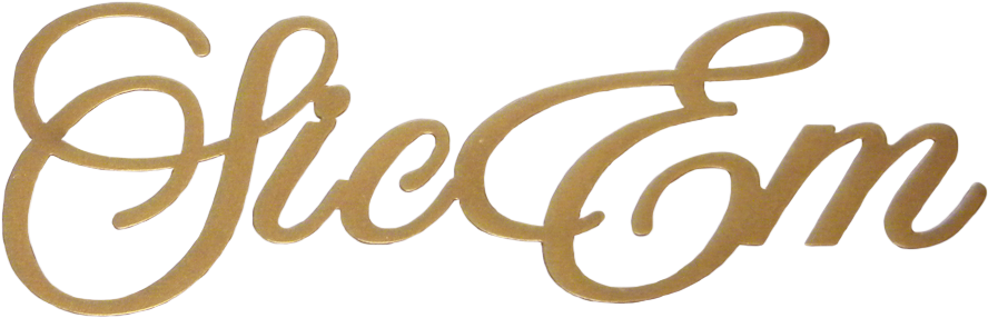 Sic Em Baylor Christmas Ornament Gold - Baylor University (1000x1000), Png Download