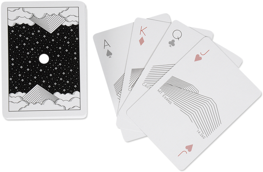 Btka 1473977313955863 - Peak Colorado 14ers Playing Cards (night) (1080x1340), Png Download