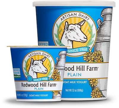 Redwood Hill Farm Goat Milk Yogurt, Vanilla - 32 Oz (400x376), Png Download