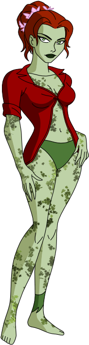 Arkham Knight By Spiedyfan - Poison Ivy Arkham City Fanart (400x800), Png Download