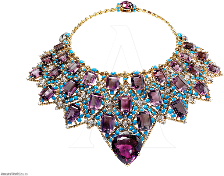 135 Collar Draperie - Cartier Jewelry (800x588), Png Download