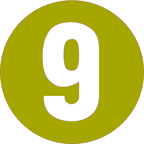 Linea 9 Metro De Santiago - Circle (500x500), Png Download