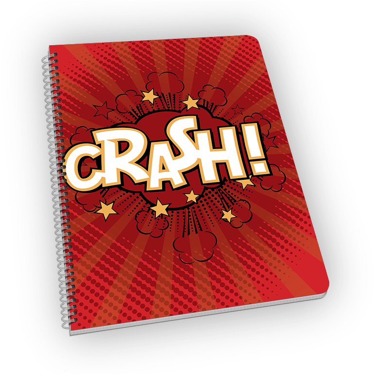 Crash Notebook - Graphic Design (1000x769), Png Download