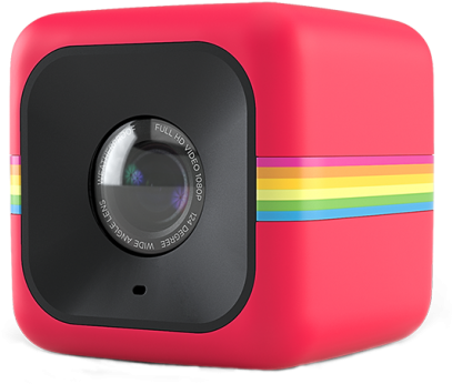 Polaroid Cube - Polaroid Cube+ 1440p Mini Lifestyle Action Camera (406x380), Png Download