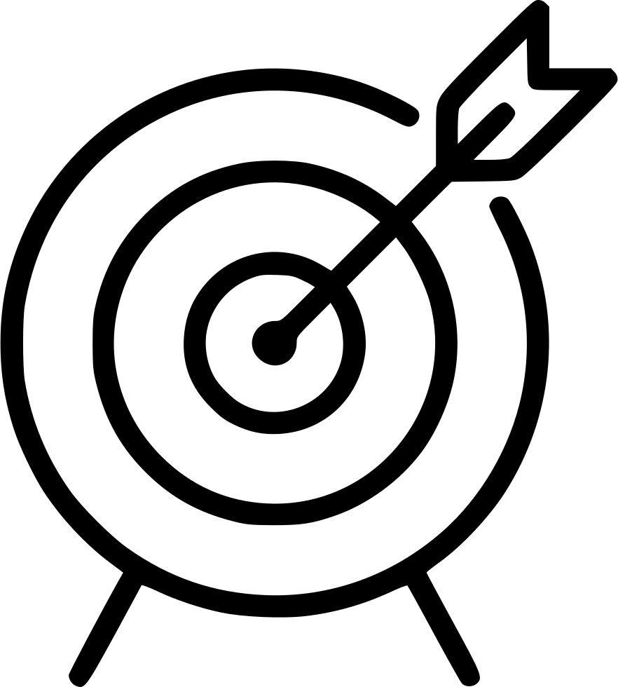 Darts Dart Target Spear Game Sport Competition Presentation - Goals Icon (882x980), Png Download