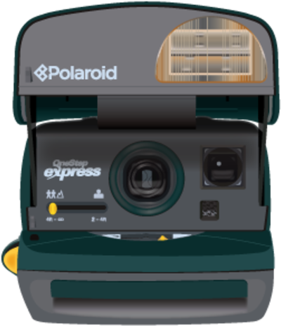 This Year The Polaroid Reigned Supreme - 80s Polaroid Camera Png (480x480), Png Download