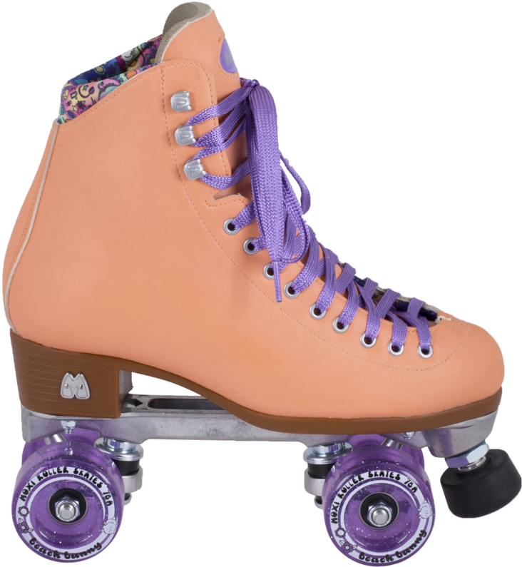 Moxi Beach Bunny Skates Peach (1200x1200), Png Download