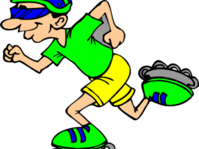 Picture Of A Free Download Clip Art - Roller Skater Clip Art (640x480), Png Download