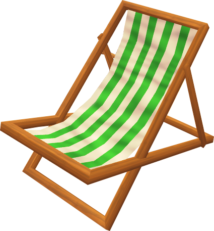 Deck Chair Png Free Download - Deckchair Png (425x457), Png Download