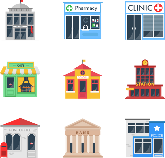 Jpg Royalty Free Download Shopping Store Icon - Set (600x564), Png Download