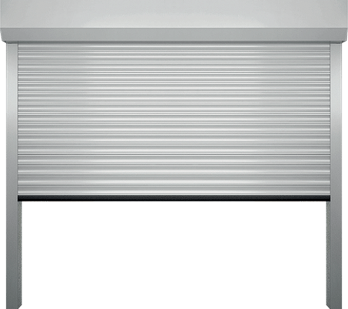 Porte De Garage À Enroulement - Porte De Garage Png (678x603), Png Download