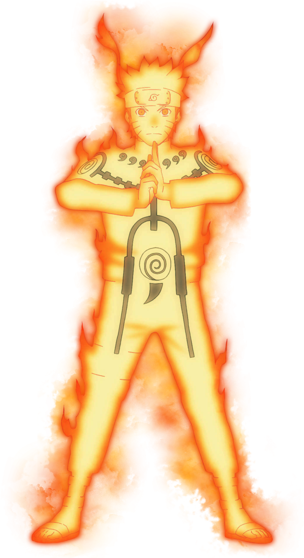 No Caption Provided - Naruto Chakra Da Kurama (703x1137), Png Download