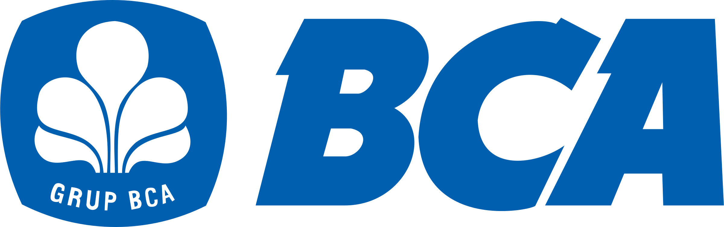Bca Bank Central Asia Logo Png Transparent - Logo Bank Bca Png (2400x753), Png Download