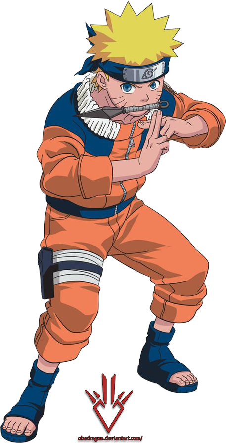 Naruto Uzumaki Part 1 (526x956), Png Download