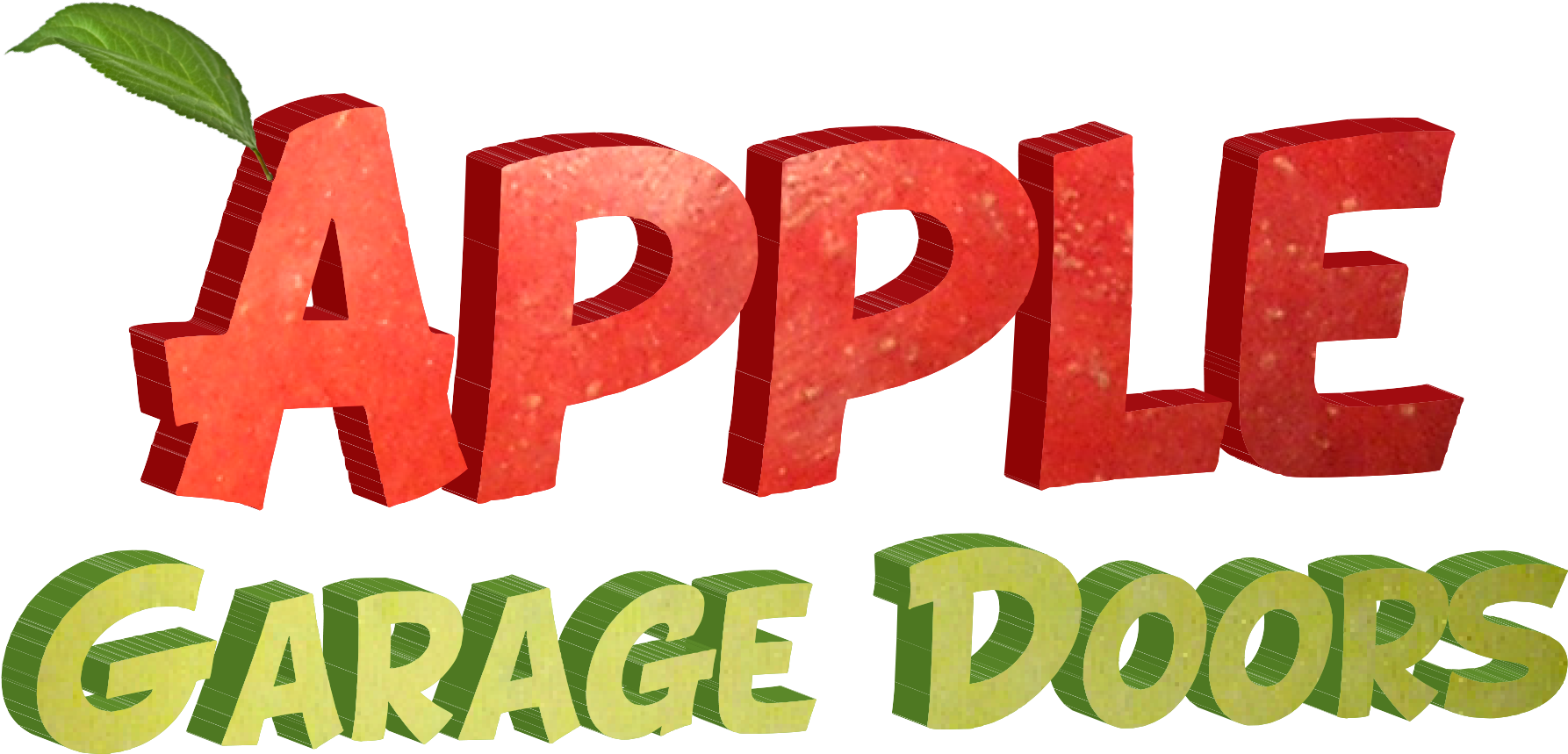 Apple Garage Door Apple Garage Door Apple Garage Door - Garage Door (1801x864), Png Download