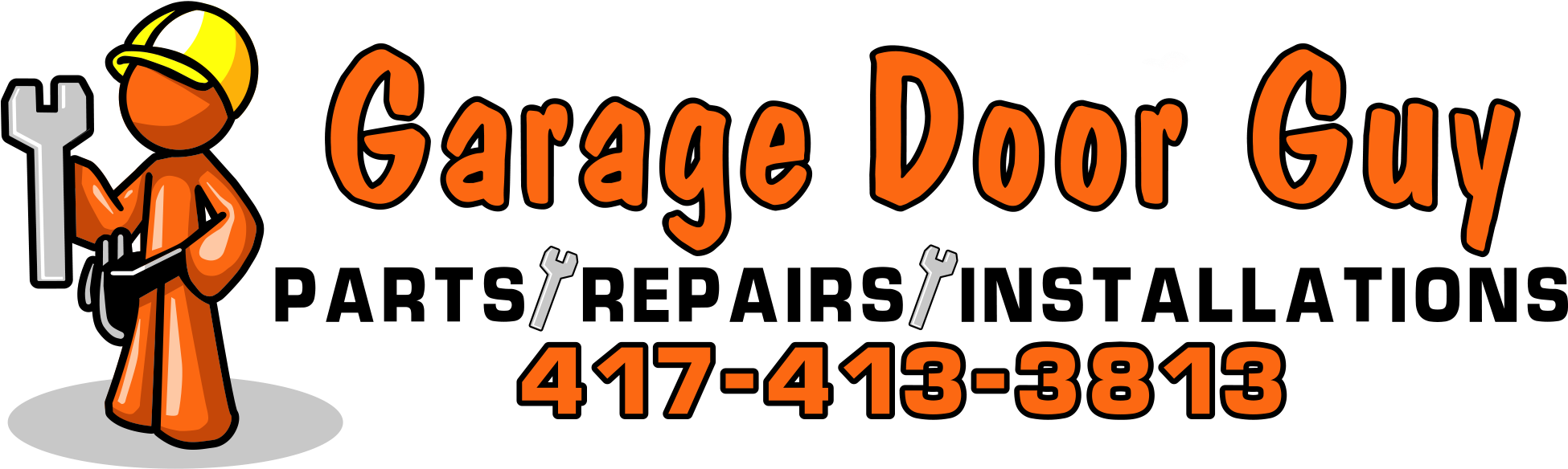 Garage Door Guy - - Garage Door Guy (1986x675), Png Download