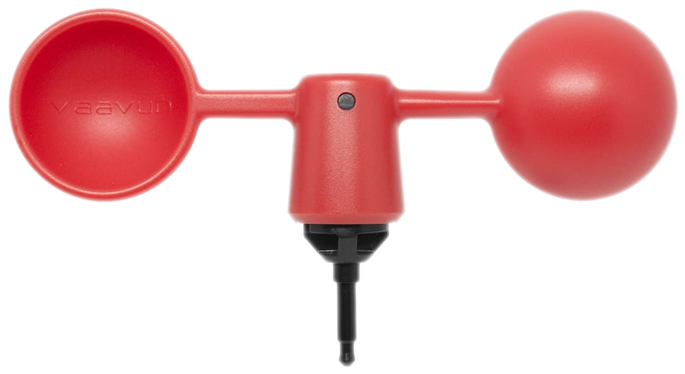 Mjolnir - Vaavud Wind Speed Meter With Smartphone App - New Red (1000x577), Png Download