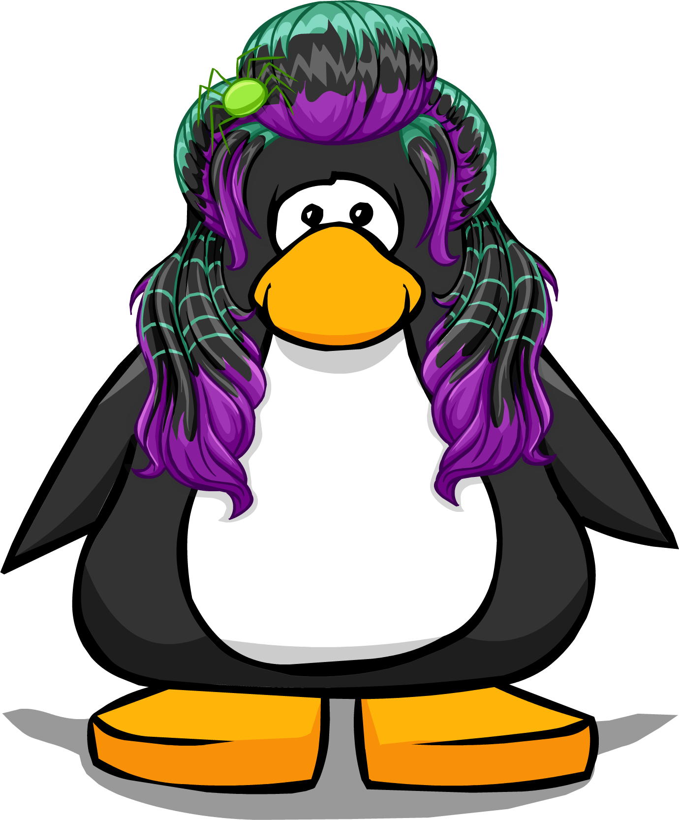 The Spider Poof Pc - Penguin With Hard Hat (1380x1666), Png Download