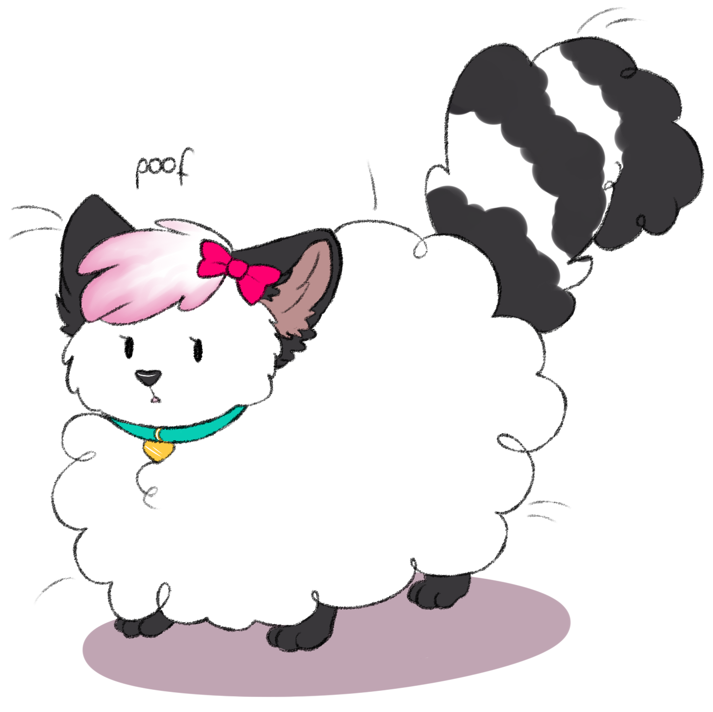 Poof For Nightwishpersian - Sheep (1500x1500), Png Download