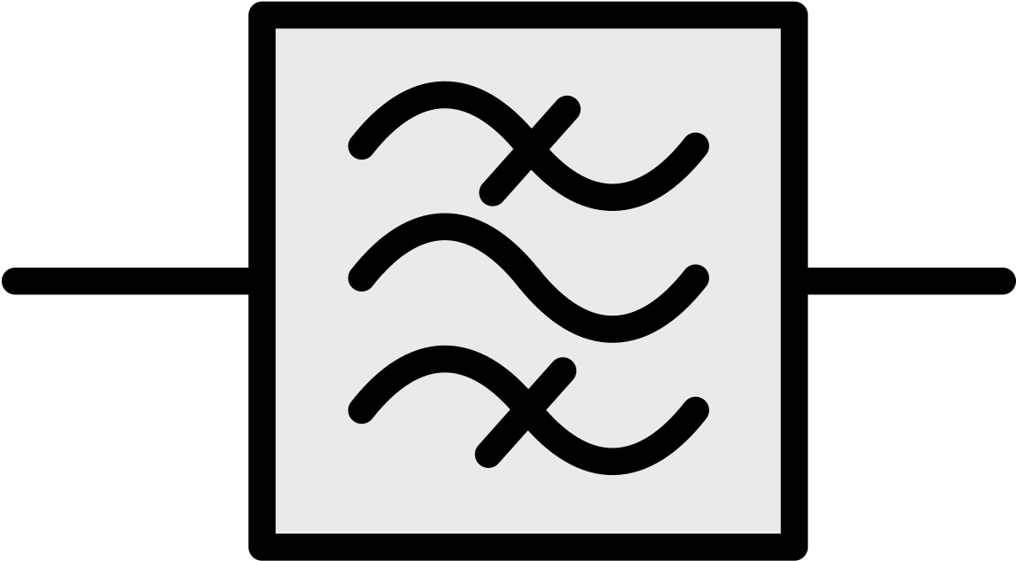 Bandpass Filter Symbol - Band Pass Filter Icon (1280x768), Png Download