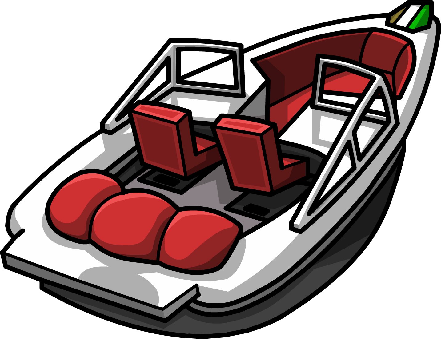 Dock Hydro Hopper Boat 2012 - Boat (1433x1102), Png Download