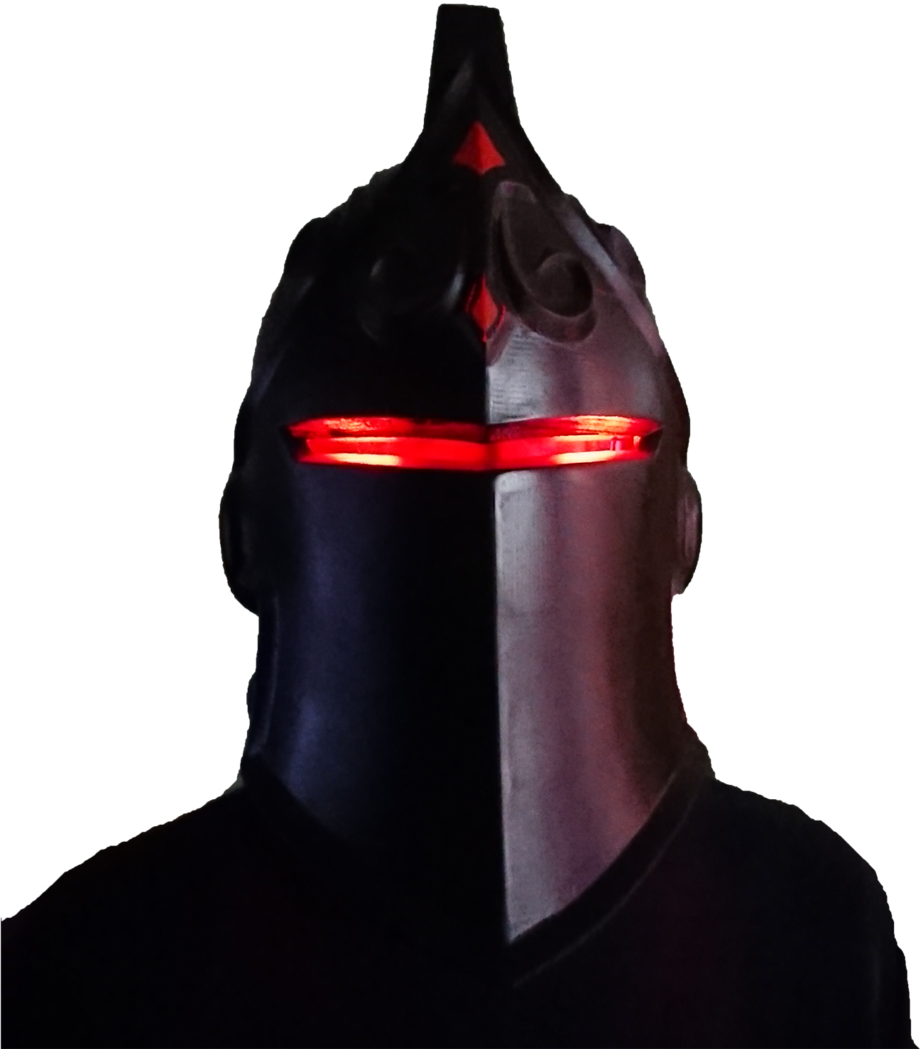 Black Knight Helmet - Water Bottle (1500x1500), Png Download