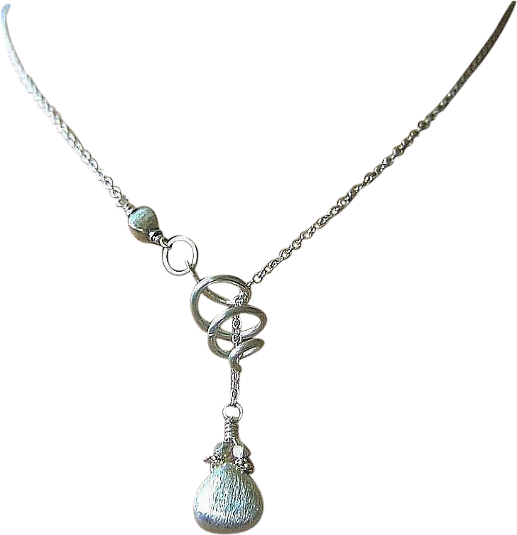 Clipart Free Stock Jewellery Gemstone Charms Pendants - Silver Necklace Transparent Background (753x753), Png Download