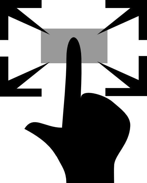 Zoom Out Icons - Zoom In Zoom Out Icon Png (480x596), Png Download