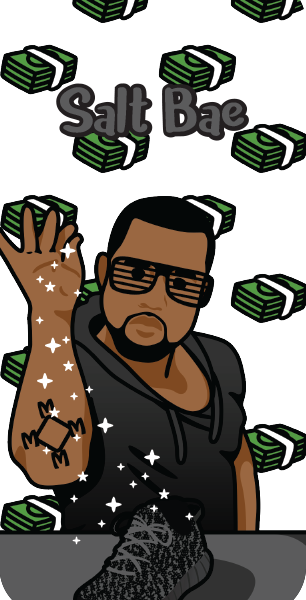 Salt Bae (306x600), Png Download