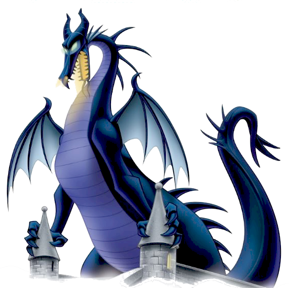 Dragon Maleficent - Disney Sleeping Beauty Dragon (570x569), Png Download