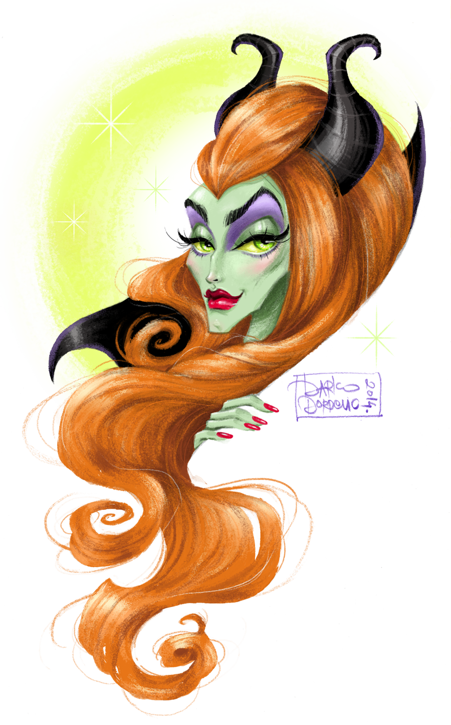 Maleficent By Darkodordevic - Darko Dordevic (900x1445), Png Download