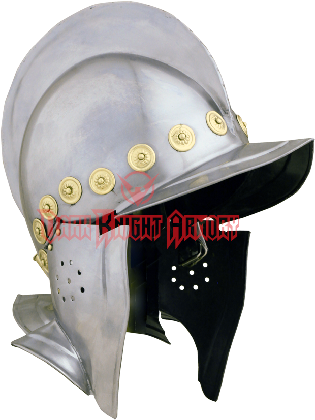 Open Faced Burgonet Helm - Armor Venue - Burgonet Open Face With Liner (850x850), Png Download