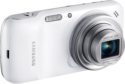 Samsung Unveils Galaxy S4 Zoom Camera/phone Hybrid - Samsung Dslr Camera Phone (520x351), Png Download