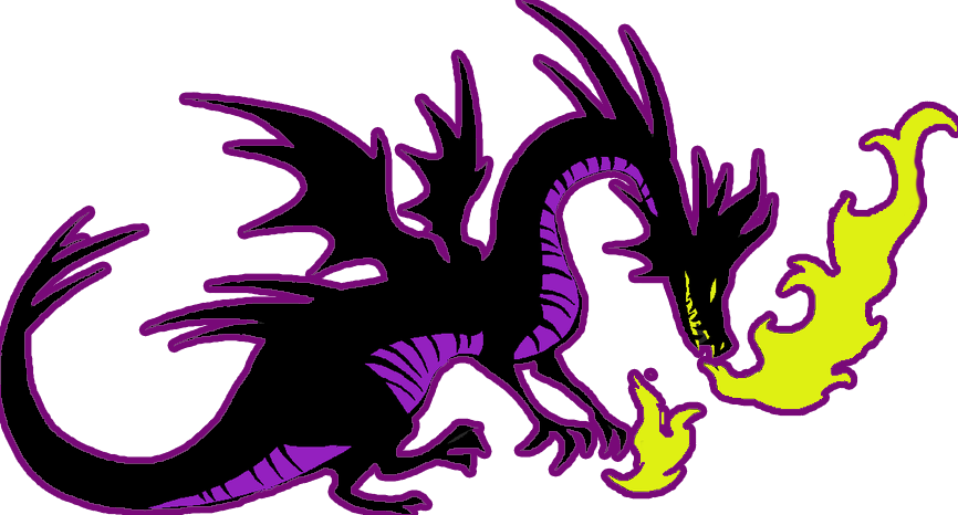 Dragon Clipart Maleficent - Maleficent Dragon Clipart (866x466), Png Download
