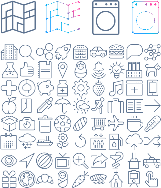 Eldorado Stroke Icons - Fish (600x670), Png Download