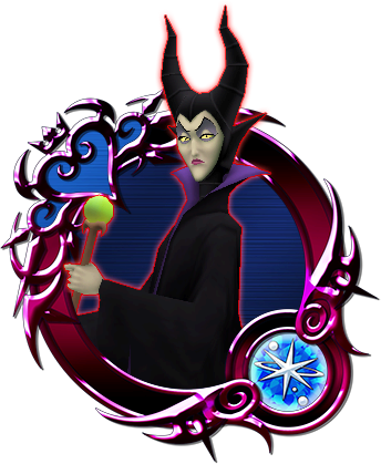 Maleficent B - Evil Queen Kingdom Hearts (344x419), Png Download