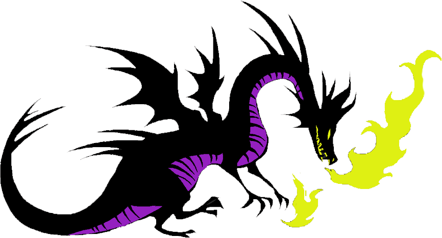 Disney Clipart Maleficent - Maleficent Dragon Clipart (866x466), Png Download