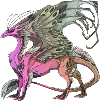 3808785 350 - Dragon With Antlers (350x350), Png Download