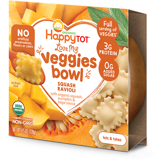Happy Tot Veggie Bowl (600x600), Png Download
