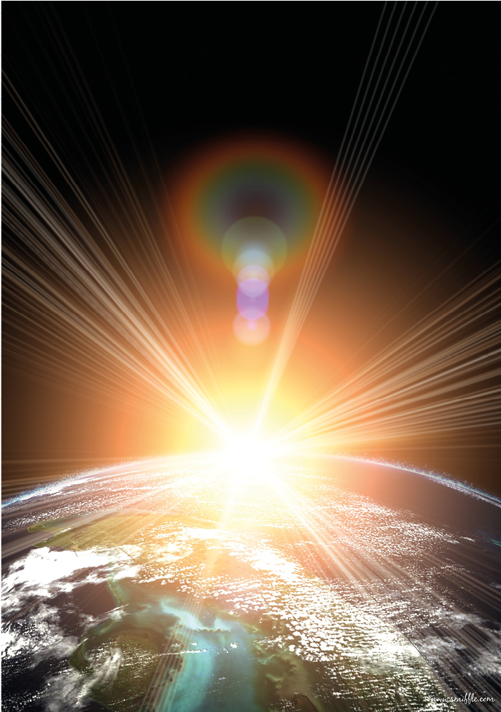 Satellite & Space - Lens Flare (1000x1000), Png Download