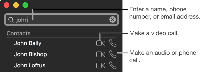 Make A Facetime Call On Mac - Facetime Search Bar (686x248), Png Download