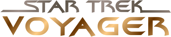 Star Trek Voyager Title Png Logo - Tv Shows Star Trek Png (800x300), Png Download
