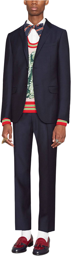 Gucci - Men Hugo Boss Suit (600x900), Png Download