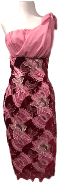 Vintage Handmade One Shoulder Wiggle Dress Size - Little Black Dress (480x640), Png Download