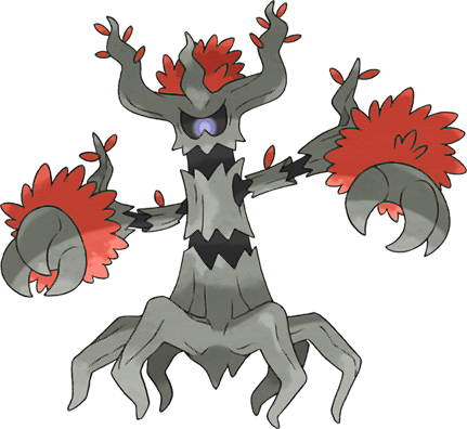 Trevenant Shiny - Pokemon Kalos Ghost Types (431x396), Png Download