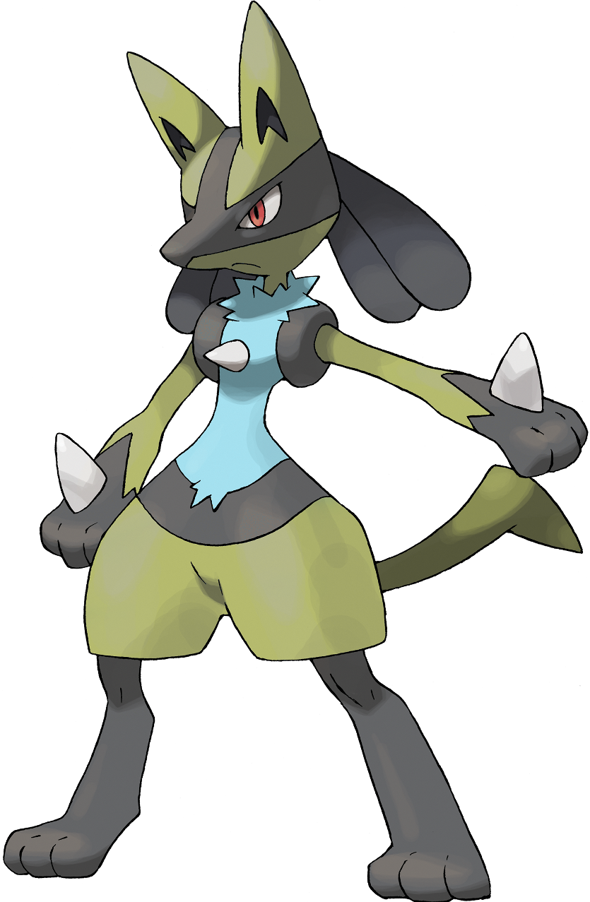 Shiny Lucario Png - Pokemon Lucario (835x1277), Png Download