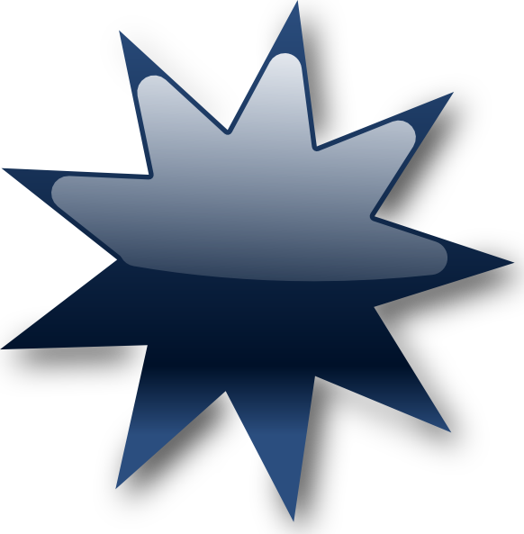 Small - Shiny Star (582x593), Png Download