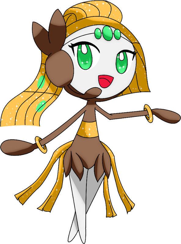 10656 Shiny Mega Meloetta Pirouette - Mega Meloetta Pokemon (593x800), Png Download