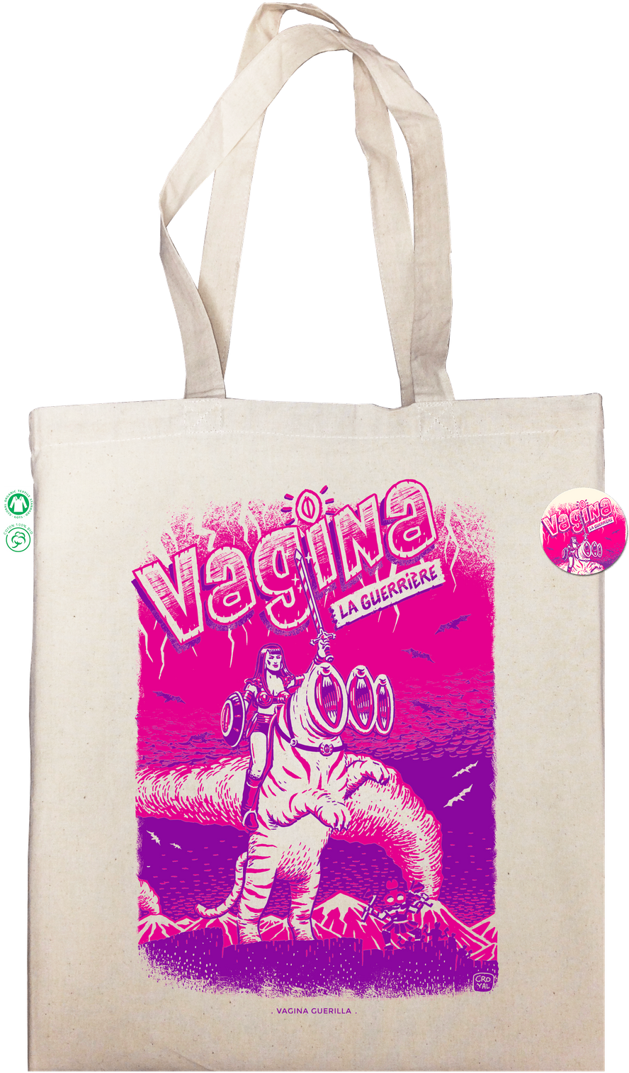 Vagina La Guerrière - Tote Bag "life Is All About Balance" (1000x1646), Png Download